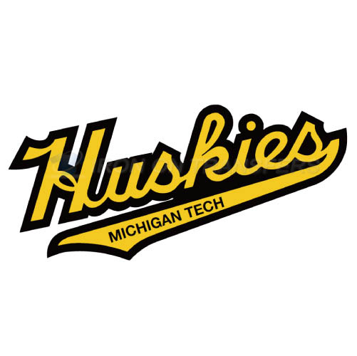 Michigan Tech Huskies Logo T-shirts Iron On Transfers N5063 - Click Image to Close